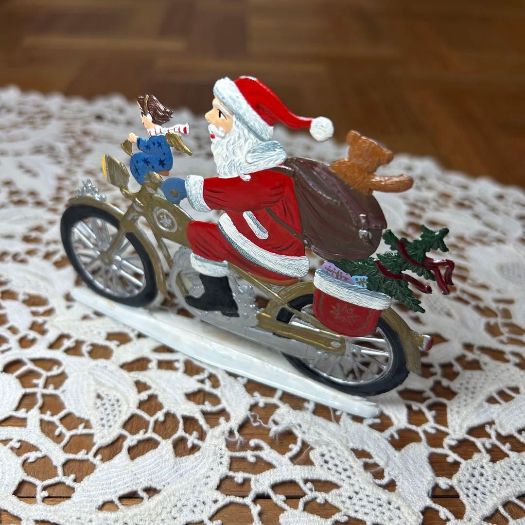 ドイツ　ウィルヘルム　シュヴァイツァー サンタクロース　サンタ　置物　錫