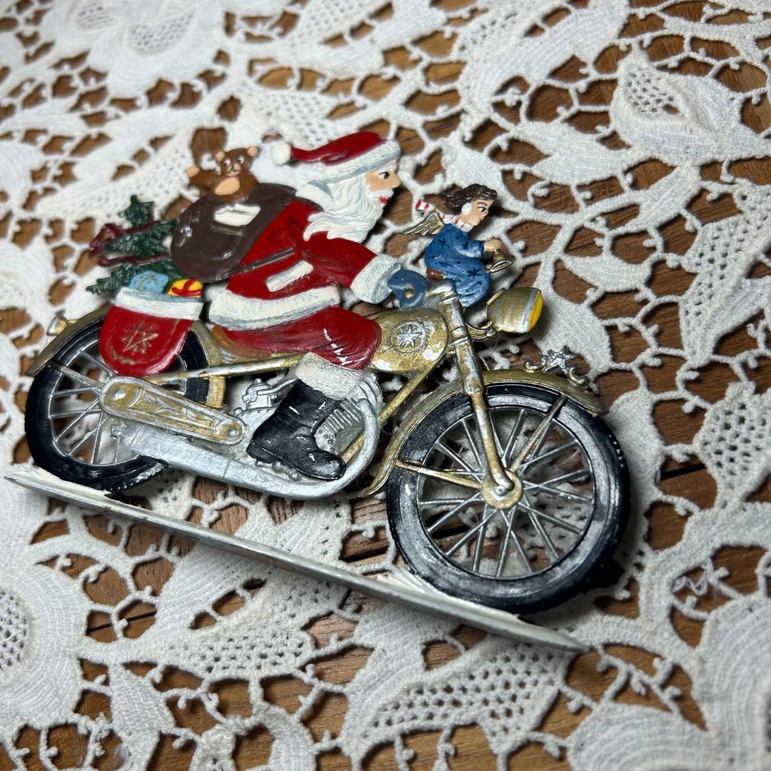 ドイツ　ウィルヘルム　シュヴァイツァー サンタクロース　サンタ　置物　錫