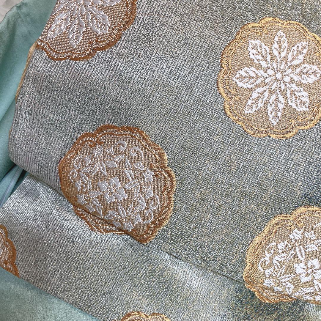 訪問着のみ　鏡裏紋　金彩加工　繊細な柄　入学式　卒業式　着物　Q4