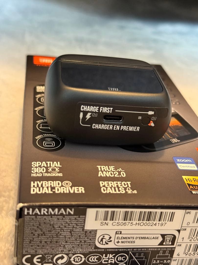 【極美品】JBL Tour Pro 3 Black LDAC対応