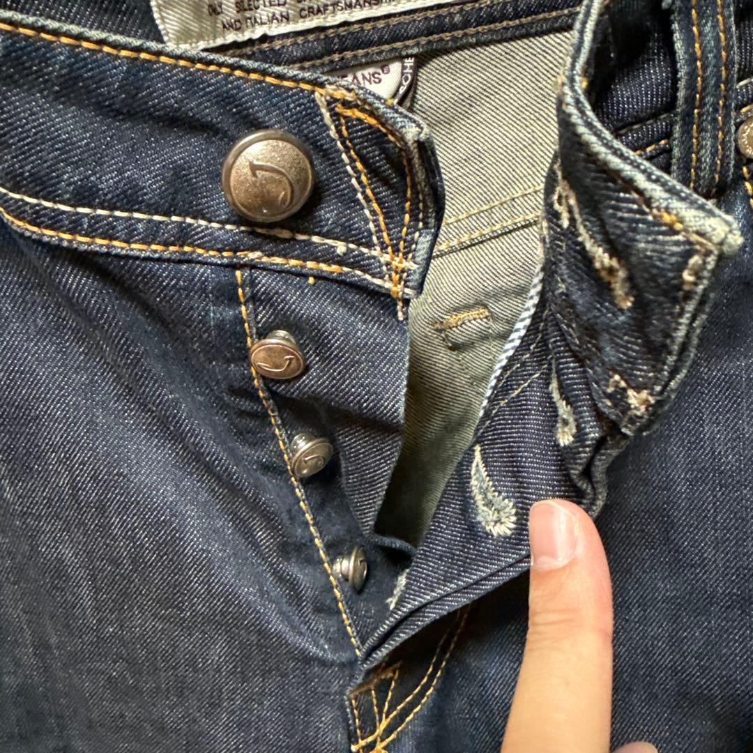 JACOB COHEN デニムジーンズ ボタンフライ 34 PW620注意書き