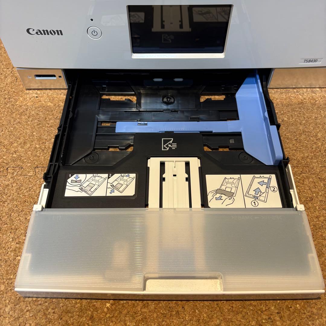 【美品】総枚数54枚！インク新品！Canon TS8430 WH プリンター