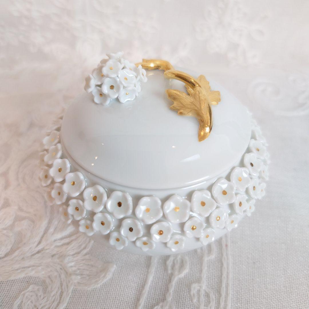 Meissen　スノーボール　ボンボニエール　ボックス