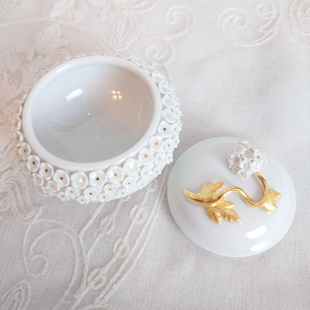 Meissen　スノーボール　ボンボニエール　ボックス