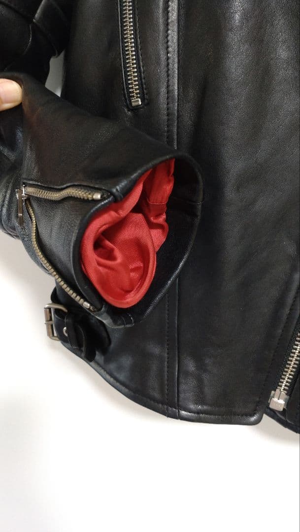 セリーヌceline フィービー　ブラック バイカー　ライダースジャケット