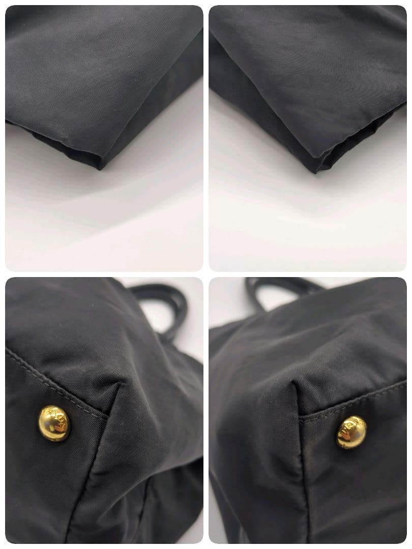 【人気モデル・美品】プラダ☆ハンドバッグ ナイロン テスート リボン ブラック