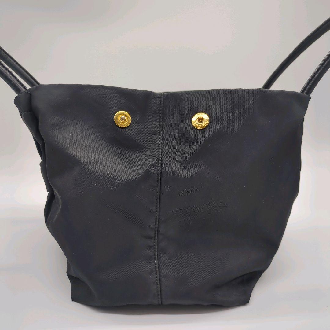 【人気モデル・美品】プラダ☆ハンドバッグ ナイロン テスート リボン ブラック