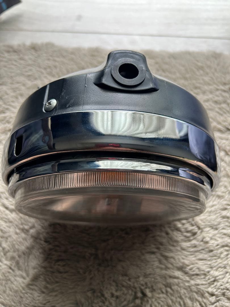 程度良好/当時物FET極東凹みレンズヘッドライト/検索シビエCIBIEマーシャル