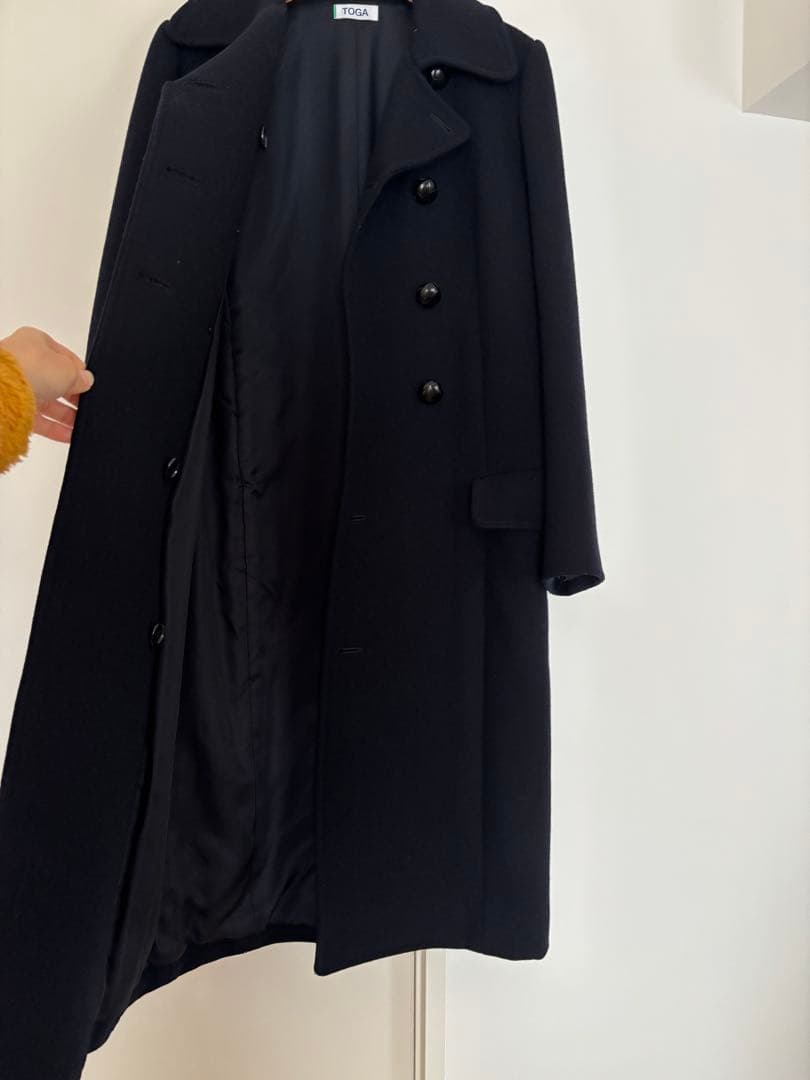 【マミッコ】TOGA ネイビー ロングコート
