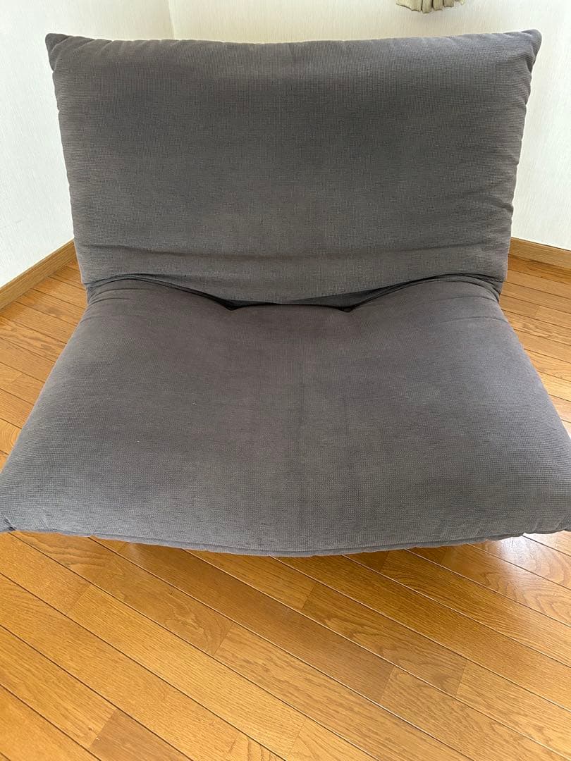 【5月15日までの出品です】リーンロゼ　カラン　1Pソファ　グレー