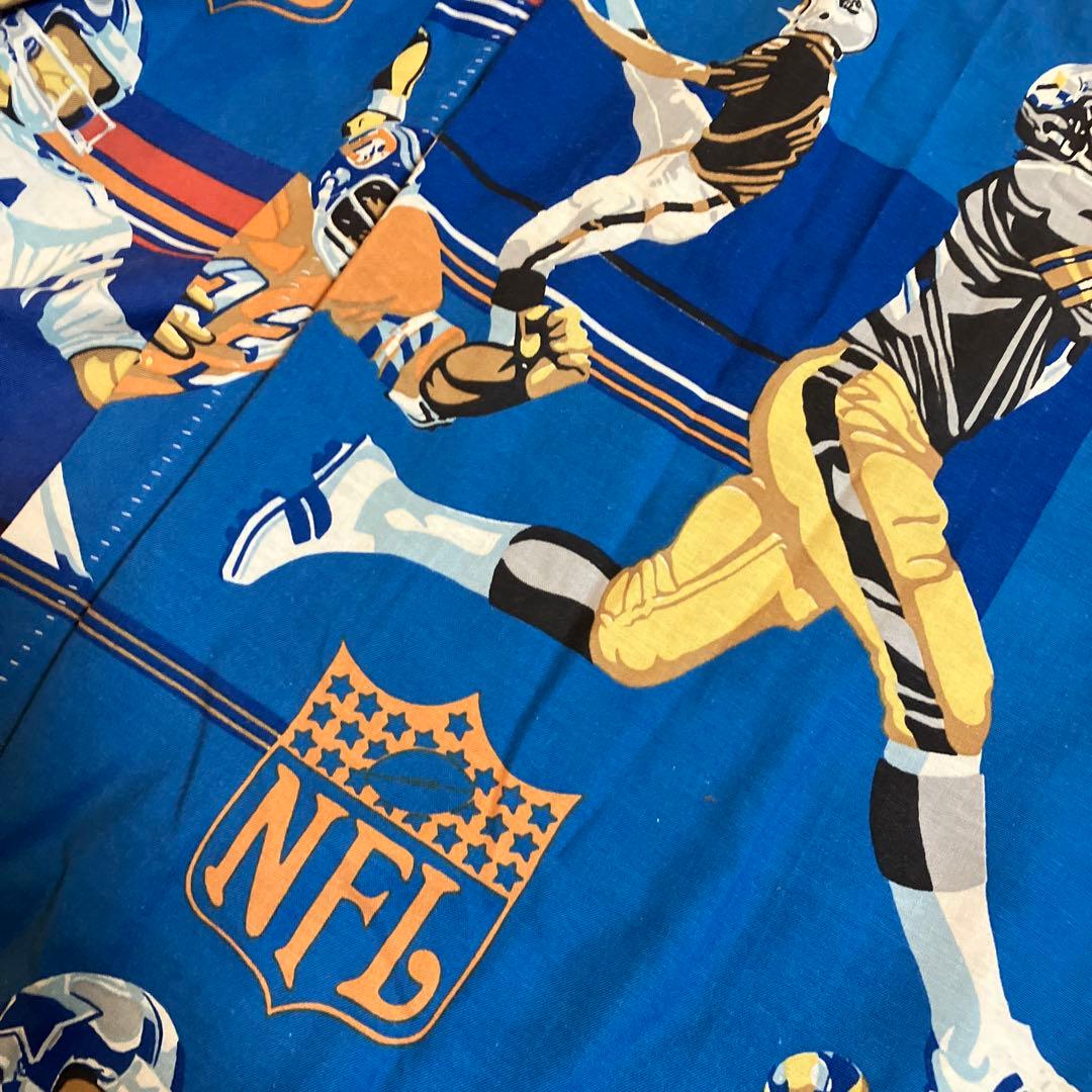 ビンテージ　NFLカーテン二枚　アメリカンフットボール