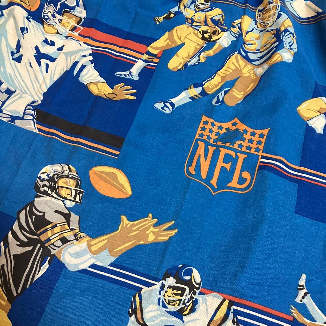 ビンテージ　NFLカーテン二枚　アメリカンフットボール