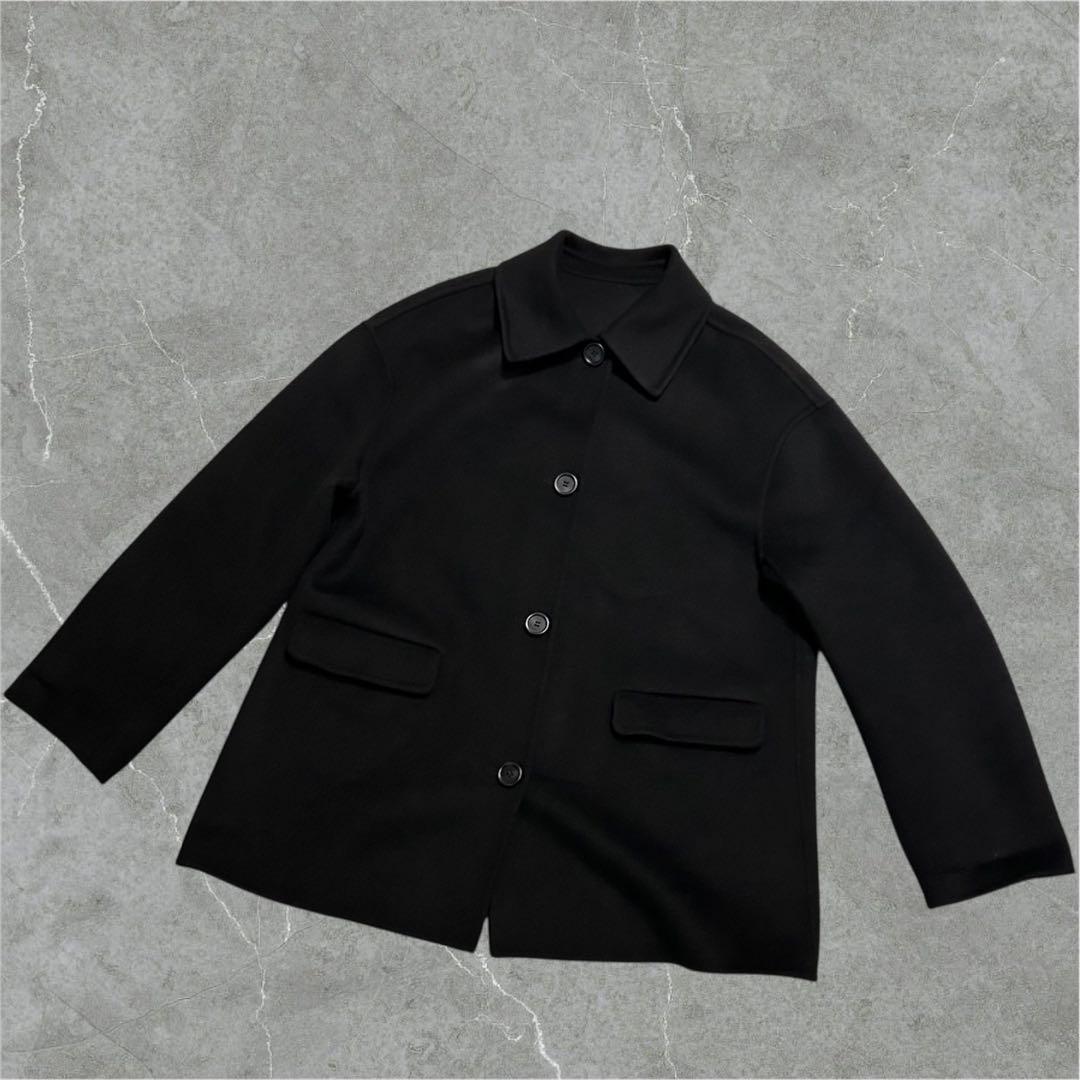 【MAAYA DESIGN】リバーミドルコート ベースメントオンライン ブラック