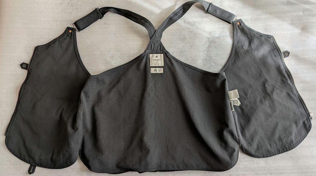 スノーピーク　焚火ベスト　ブラック　キャンプベスト