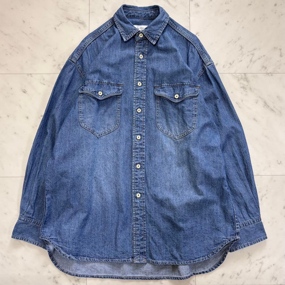 美品✨スローブイエナ　LE DENIM ライトオンス BDUシャツ　2024SS
