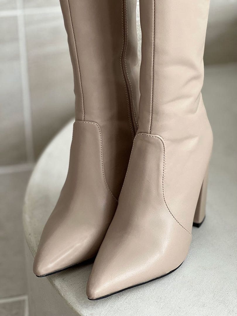 QUNG ラパンストレートロングブーツ