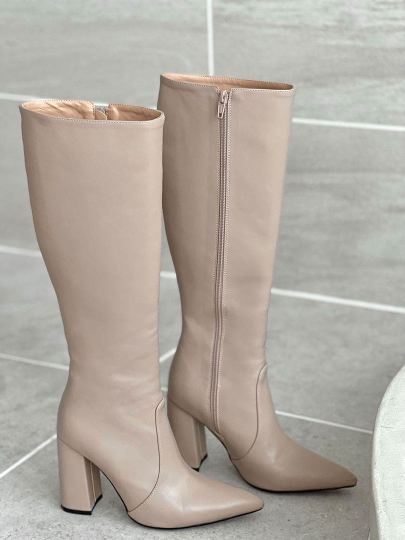 QUNG ラパンストレートロングブーツ