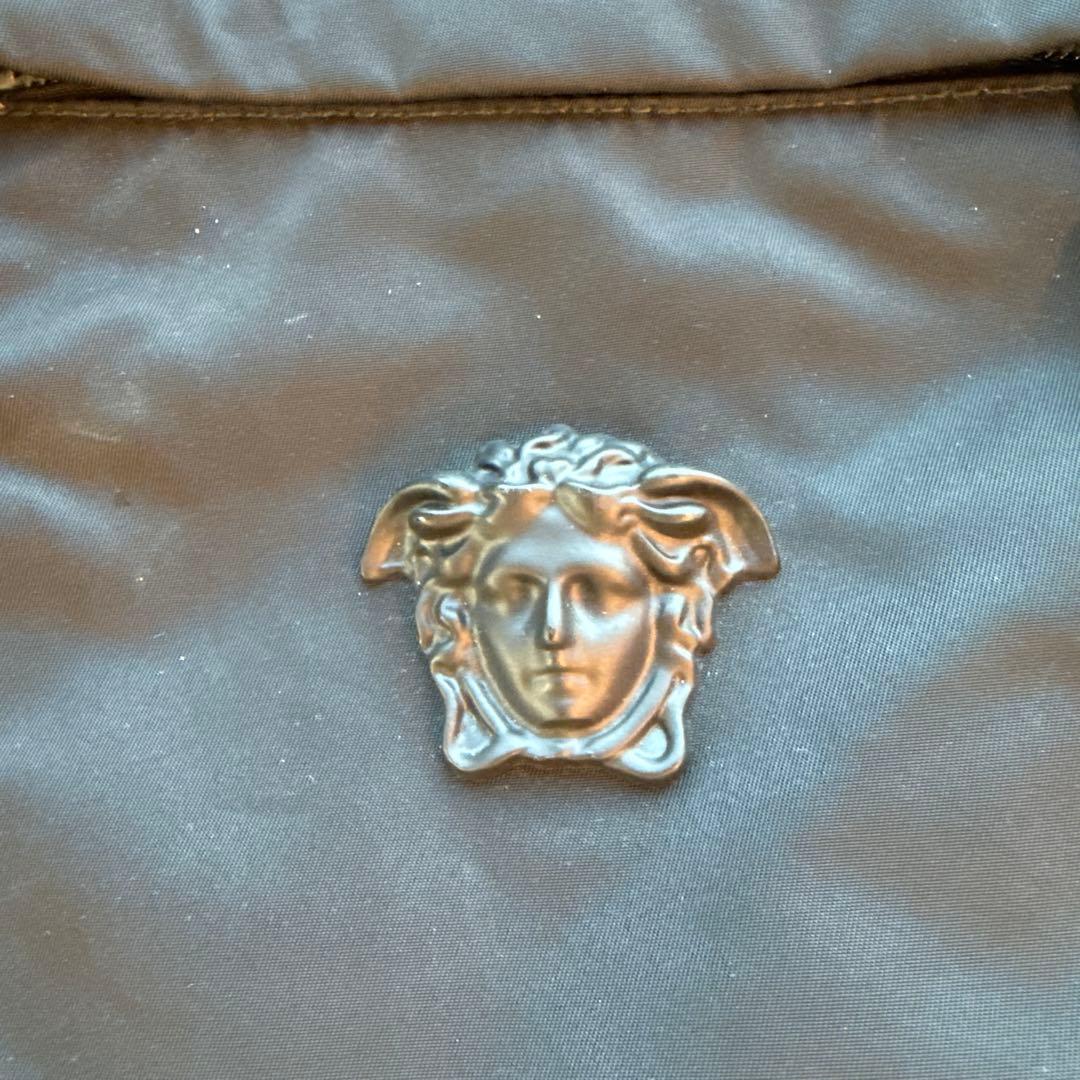 Versace ショルダーバッグ　ナイロン　ブラック