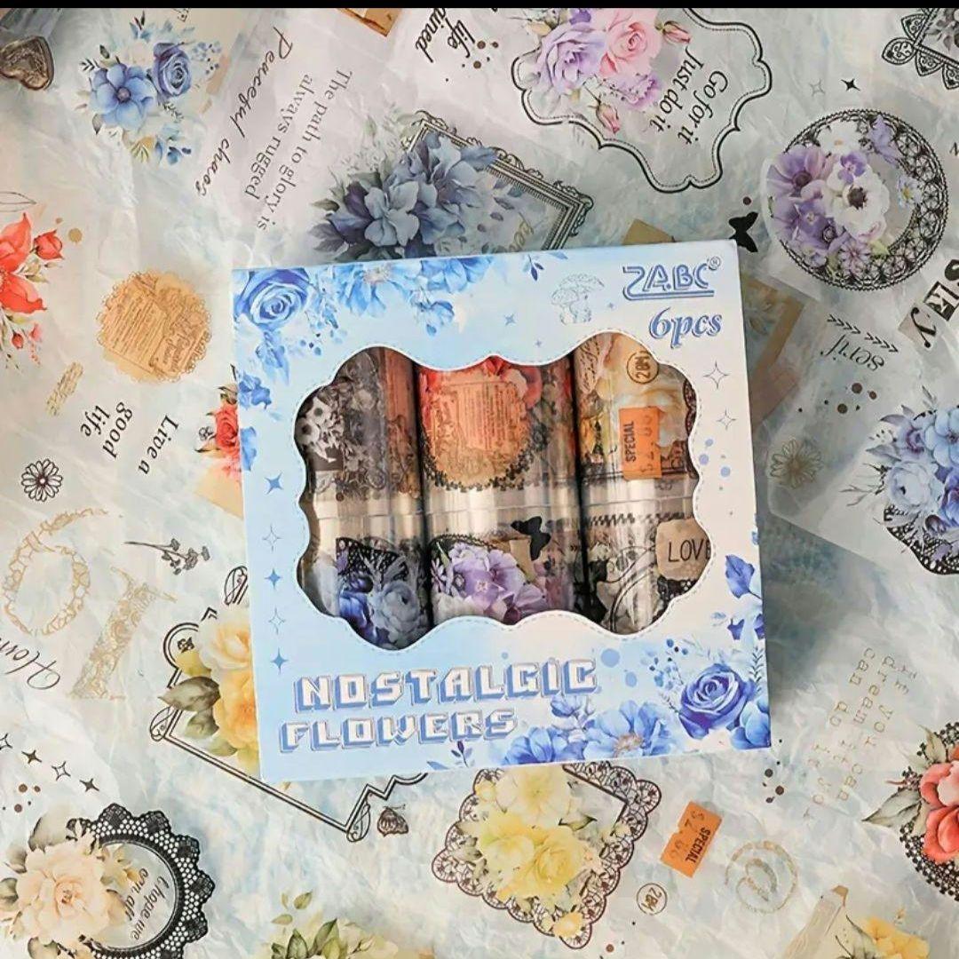 コラージュ　PETテープ　箱入りステッカー10点