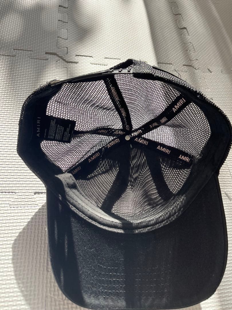 AMIRI ロゴ メッシュキャップ USA製 正規品 タグ有