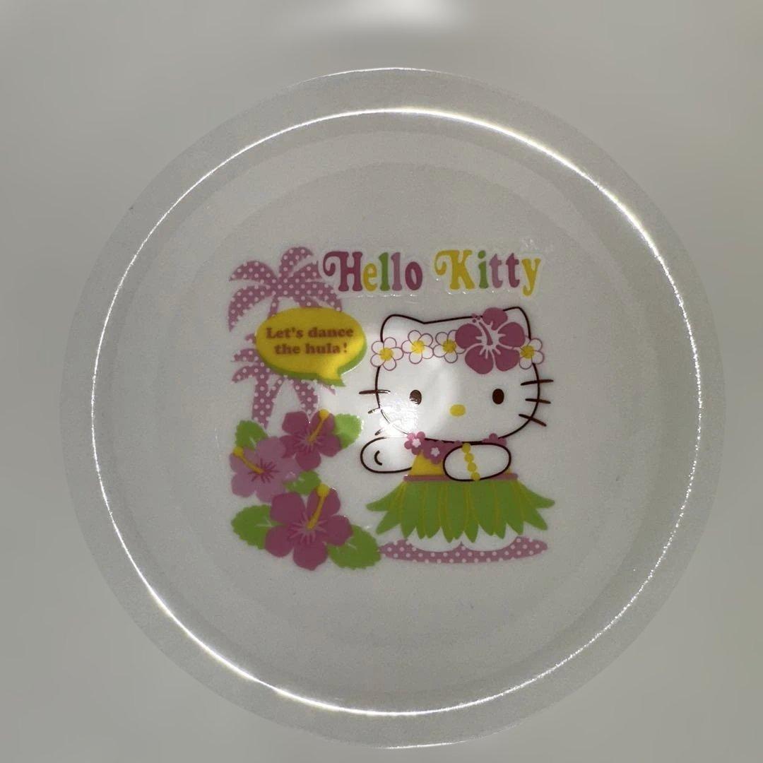Hello Kitty ハイビスカスキティ　ロコモコどんぶり大2個