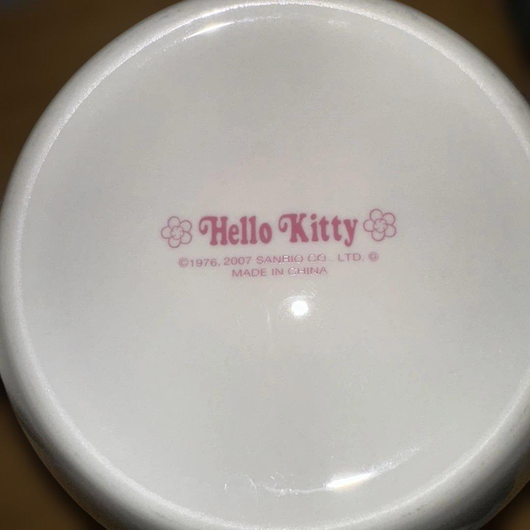 Hello Kitty ハイビスカスキティ　ロコモコどんぶり大2個