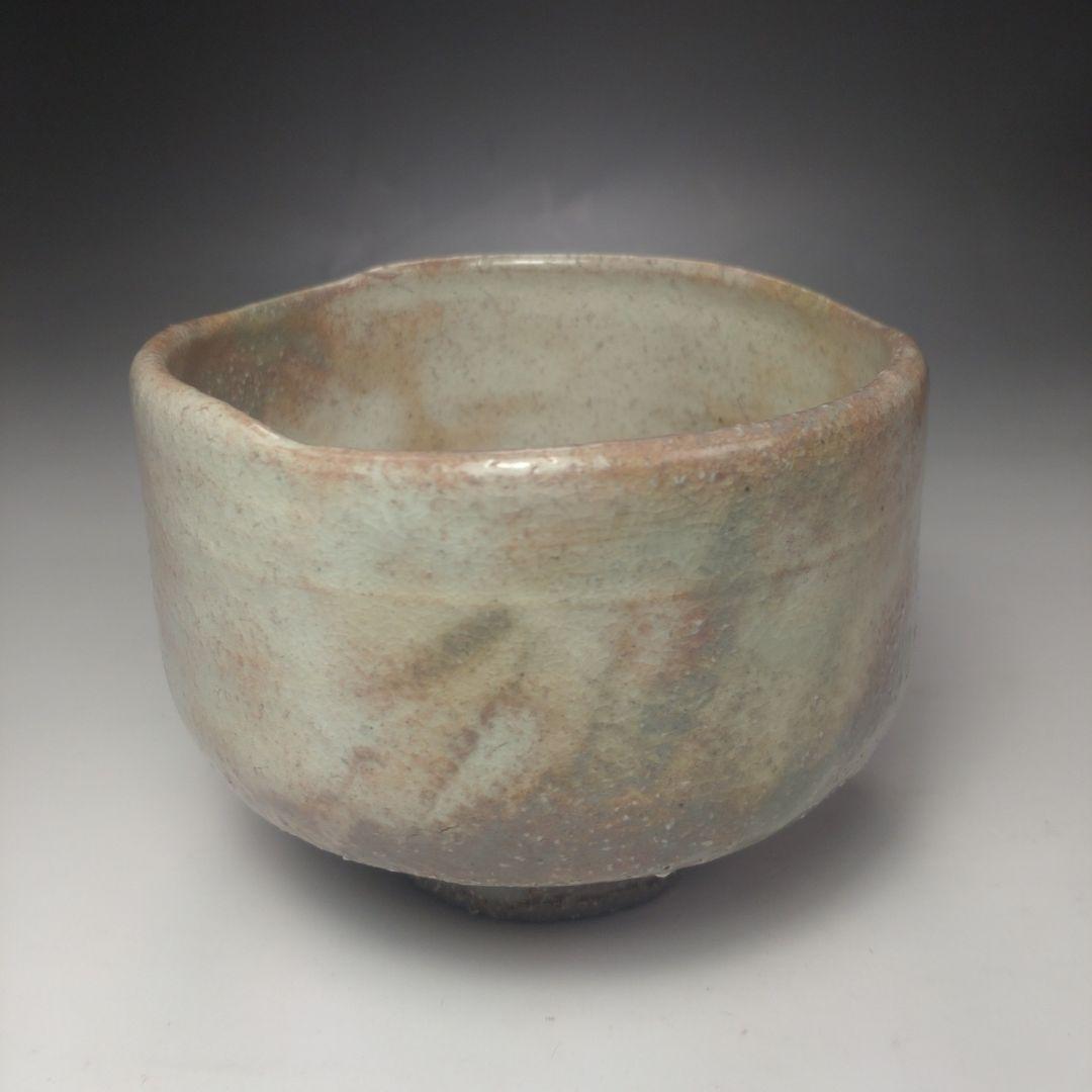 イ75 茶碗『萩焼窯元　斉藤一斉』『萩殿窯　共箱』抹茶碗　茶道具