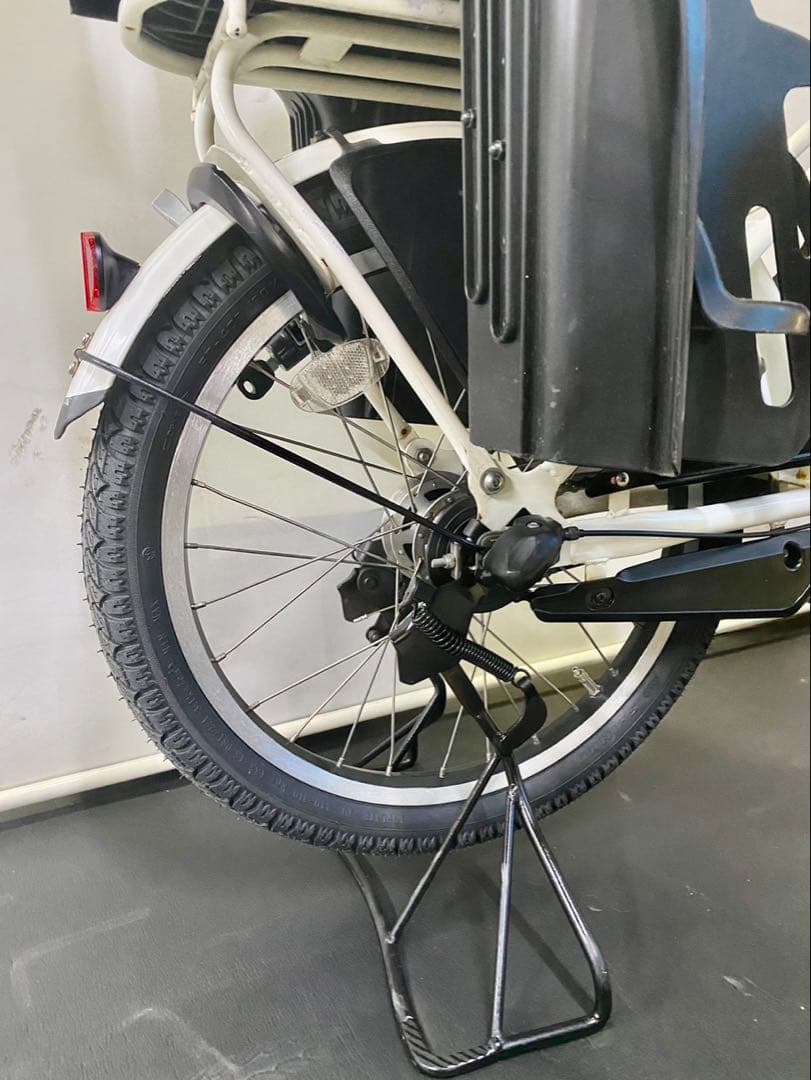 1年保証 ヤマハ　パスバビー　20インチ　子供乗せ　白色　電動アシスト自転車