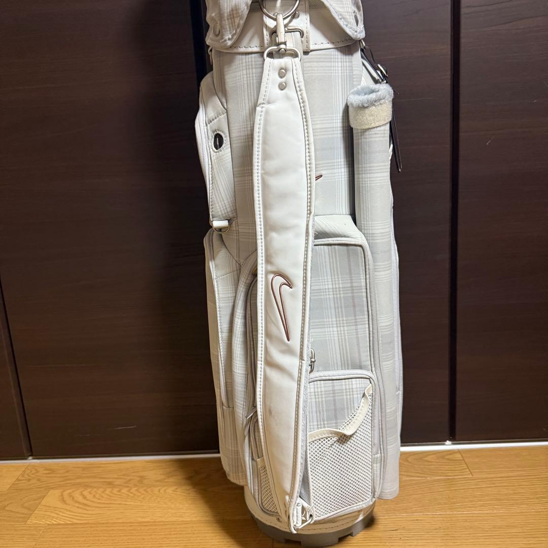 Nike golf キャディバッグ ゴルフバッグ チェック柄