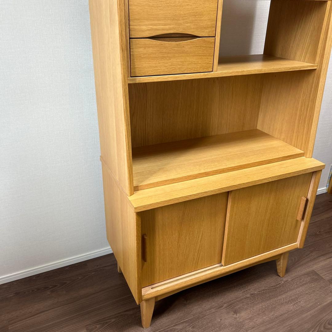 unico ウニコ トールシェルフ SIGNE シグネ　廃盤 本棚 引出付き