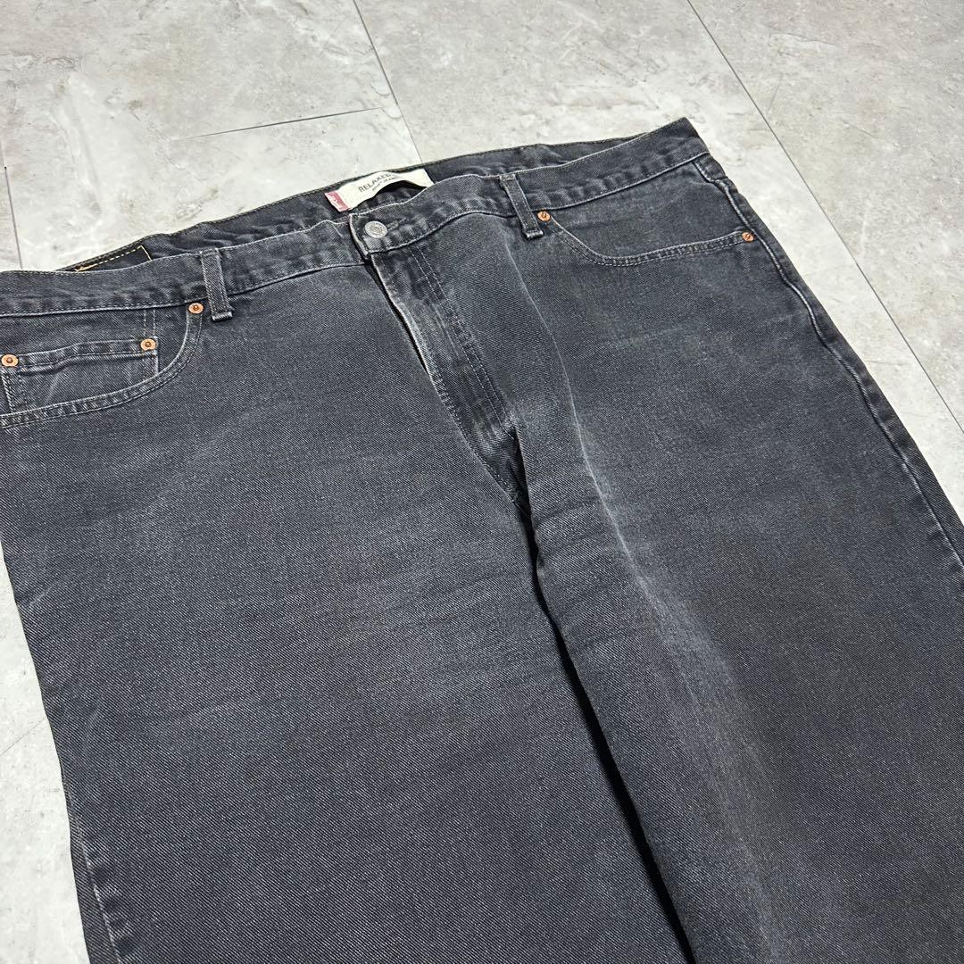 Levi's 550 バギー　カナダ製　w44l30 ブラックデニム メンズ