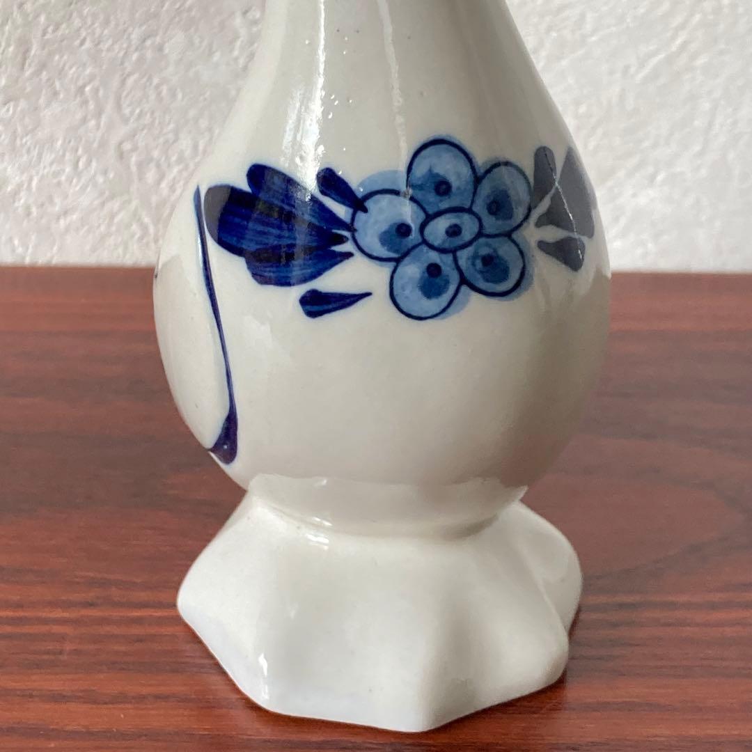 デルフトブルー　アヒル　陶器　置物　オブジェ　ハンドペイント