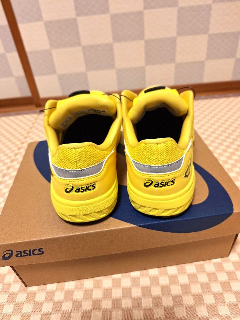 asics winjob209BOAJSAA A種 イエロー 25.5cm安全靴