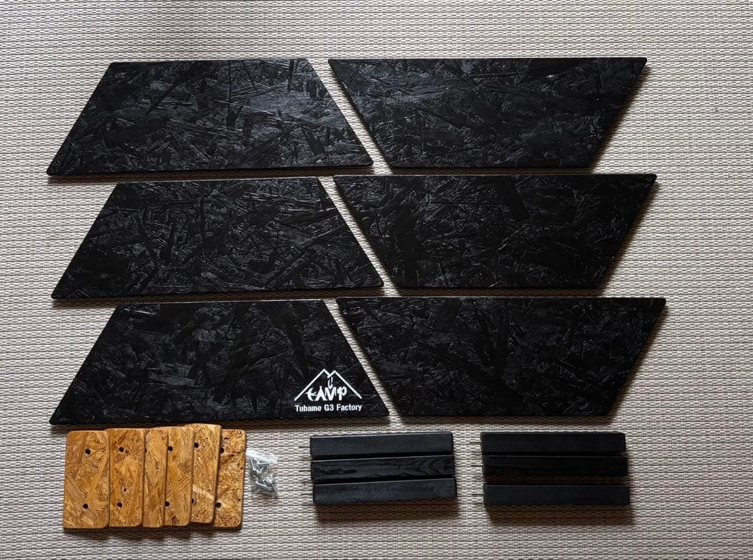 ヘキサテーブル65ブラック　FH65b