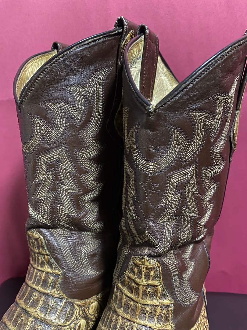 イガミ様ご購入用Western Boots◆クロコダイルレザー◆メンズウエスタン