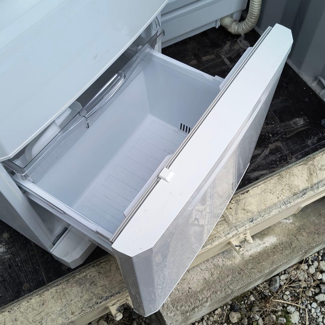 119運搬取付無料！パールホワイト純正三菱スリムLowボディ冷蔵庫！完動超美品！