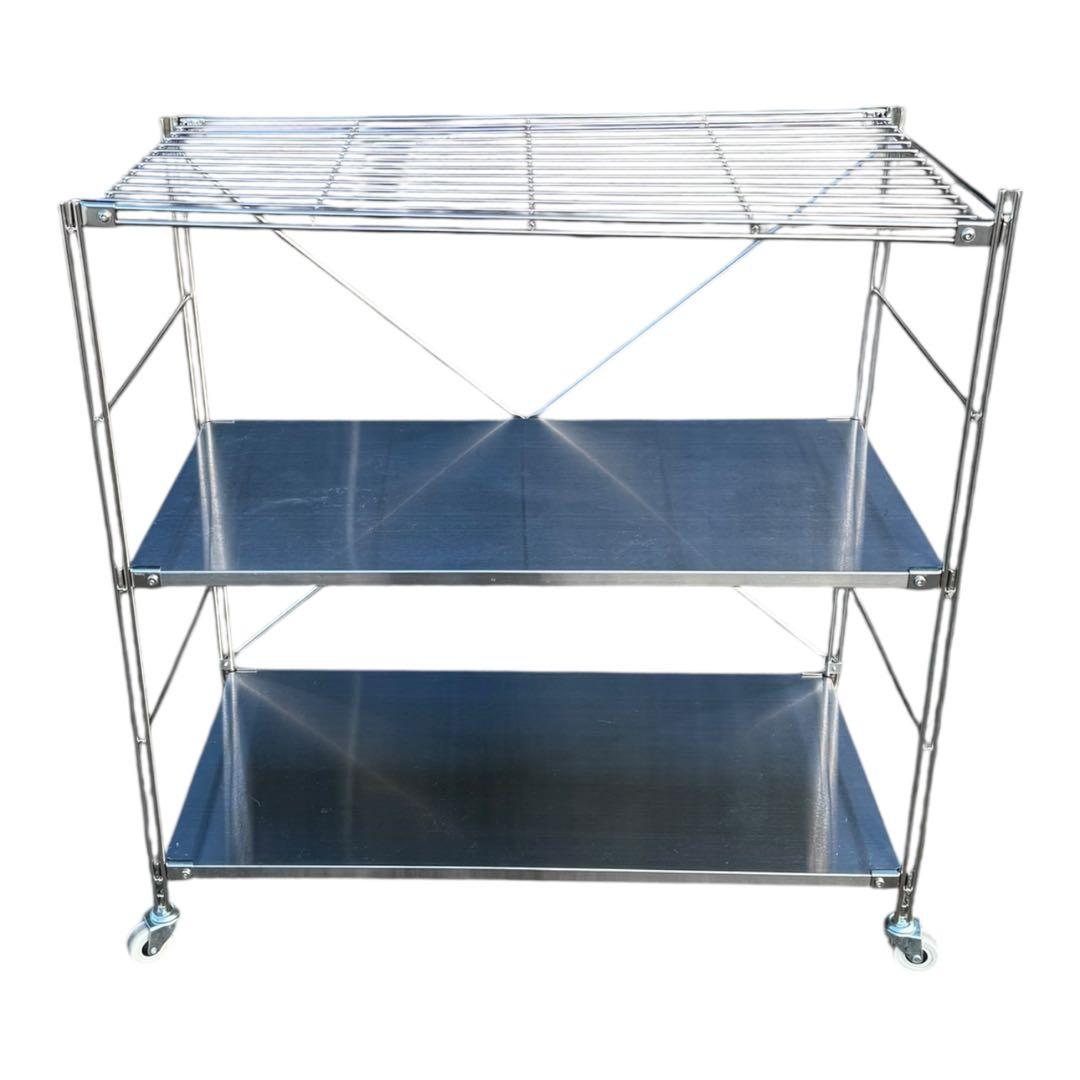 無印良品 ステンレスユニットシェルフ ワイド 小