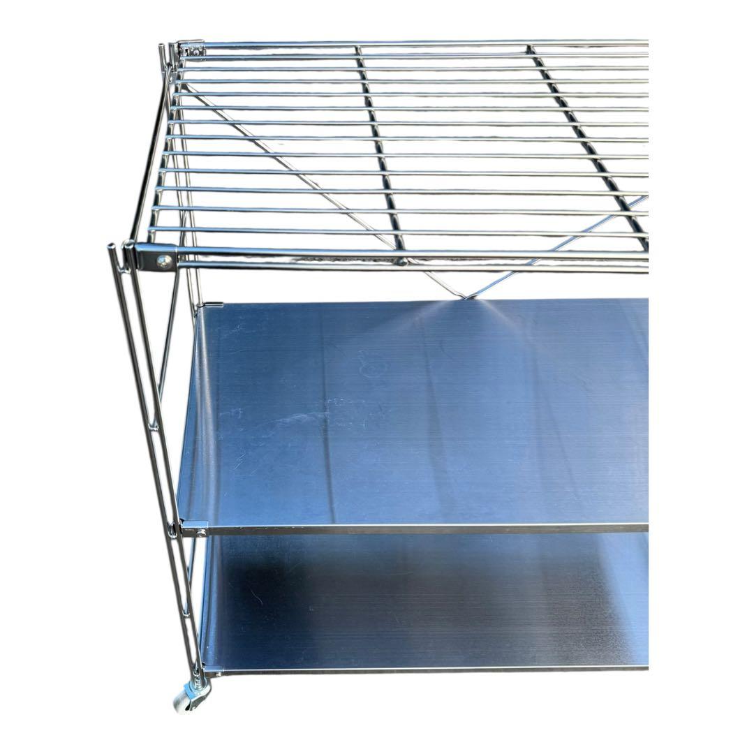 無印良品 ステンレスユニットシェルフ ワイド 小