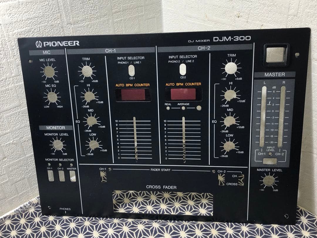 pioneer dj パイオニア　DJM-300 黒　フェーダーメンテナンス