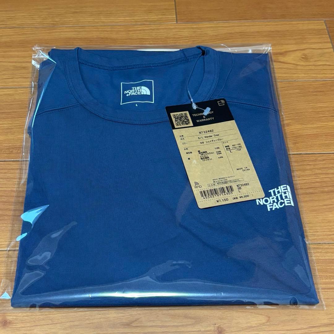 【新品未使用】ノースフェイス　S/L Wander Crew NT32482