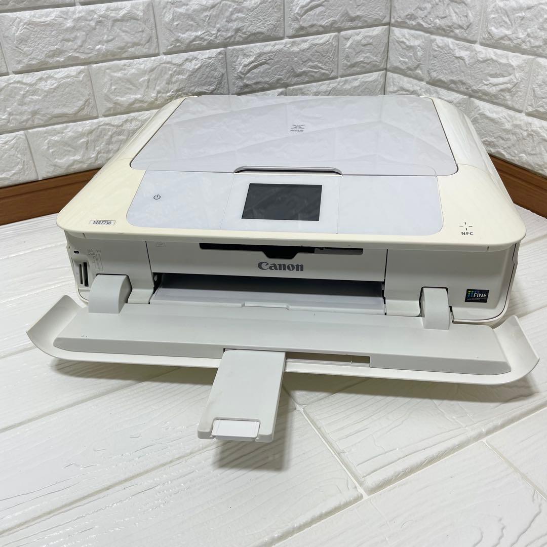 【総印刷枚数枚3000以下/1週間保証付き】Canon MG7730 プリンター