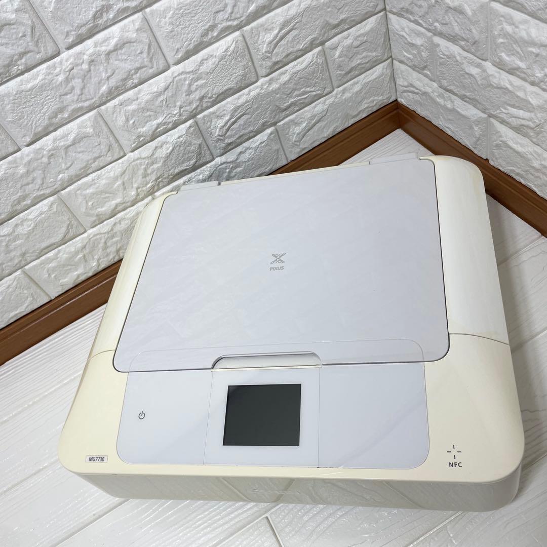 【総印刷枚数枚3000以下/1週間保証付き】Canon MG7730 プリンター
