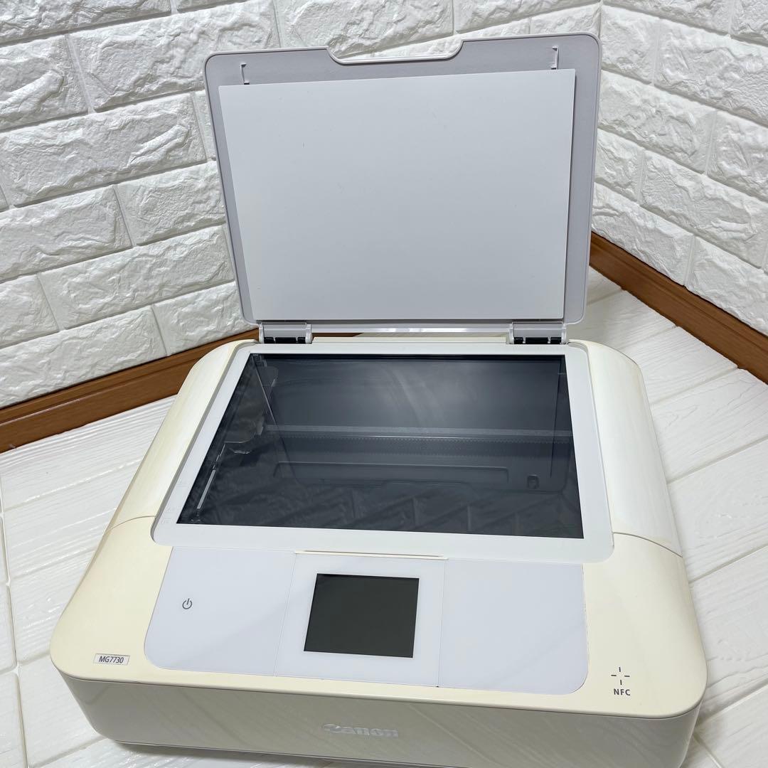 【総印刷枚数枚3000以下/1週間保証付き】Canon MG7730 プリンター