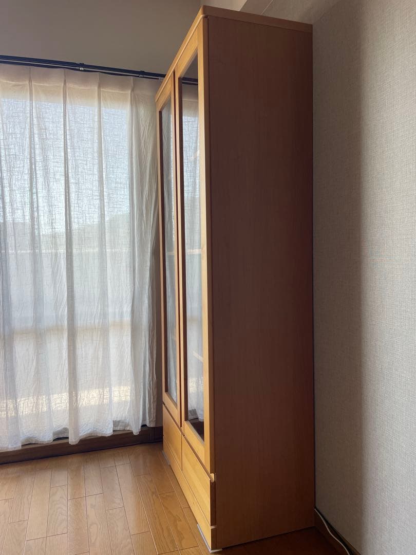 ベルメゾン　ナチュラルウッド　本棚　書棚　ブックシェルフ　キャビネット　飾り棚