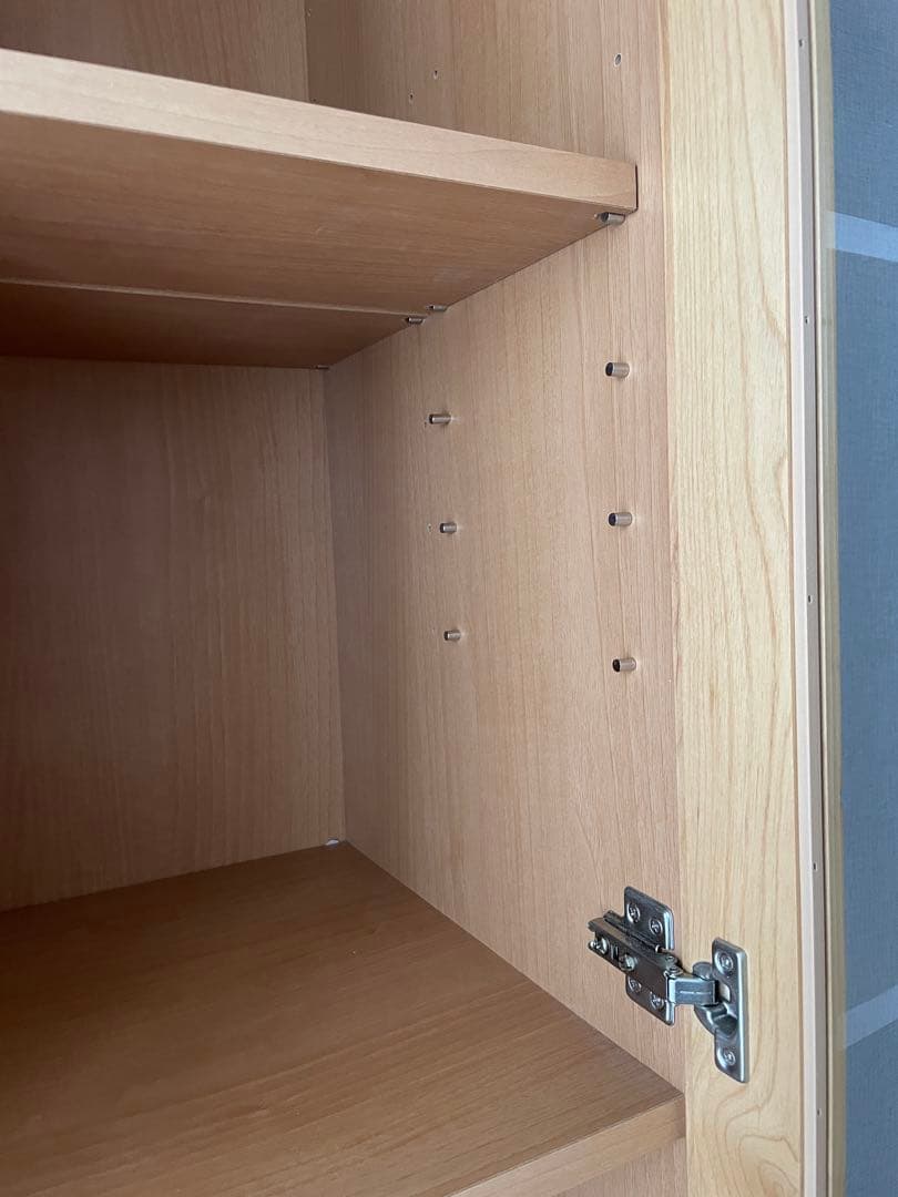 ベルメゾン　ナチュラルウッド　本棚　書棚　ブックシェルフ　キャビネット　飾り棚