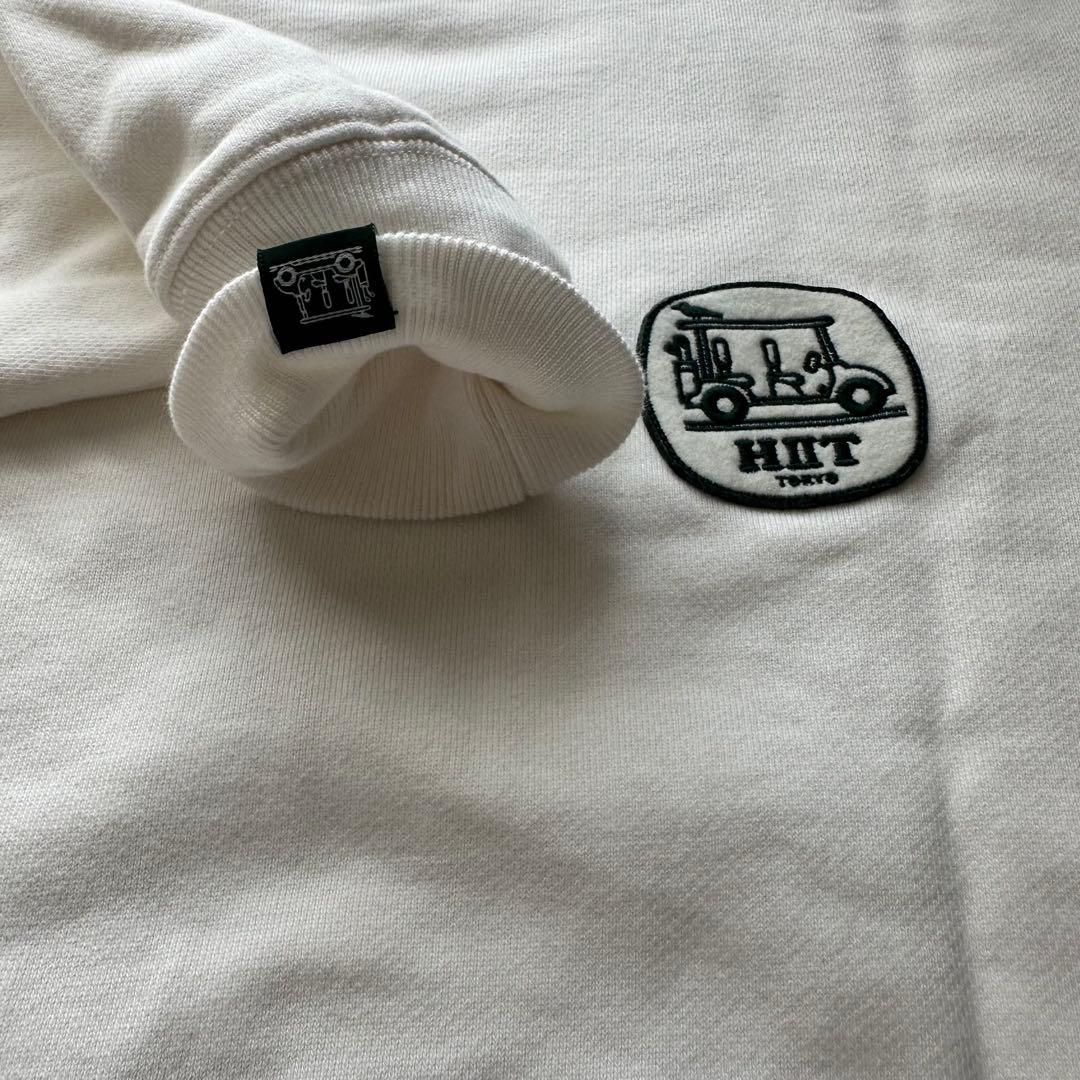 HIIT×clubhaus トレーナー白　Ｍサイズ