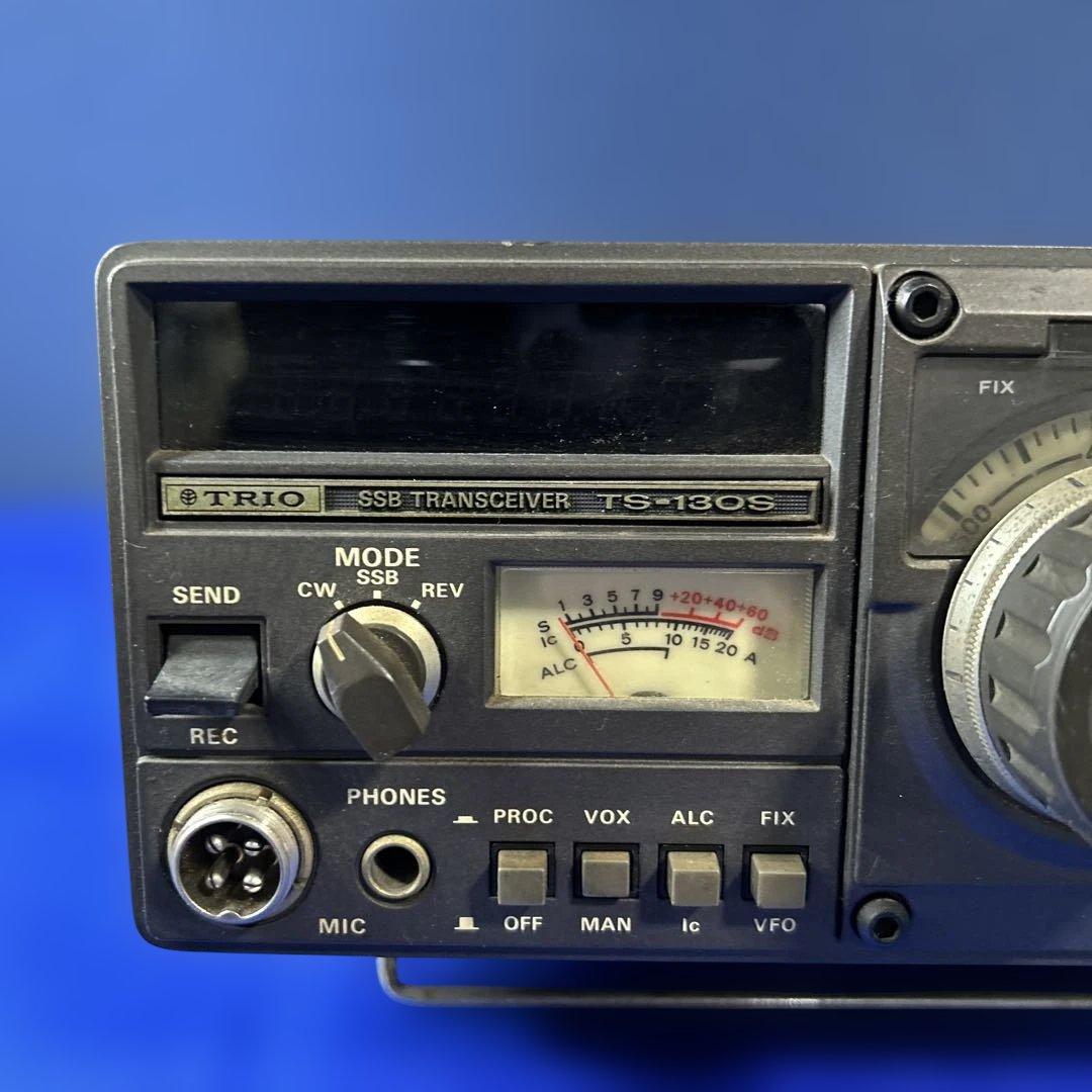 【ジャンク】TRIO SSB TRANSCEIVER TS-130S