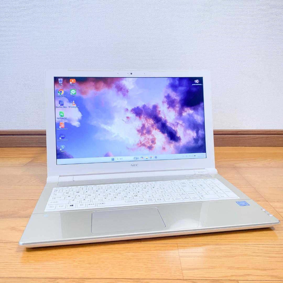 【訳アリ】大容量SSD480GB✨メモリ8 最新Win11 NECノートパソコン