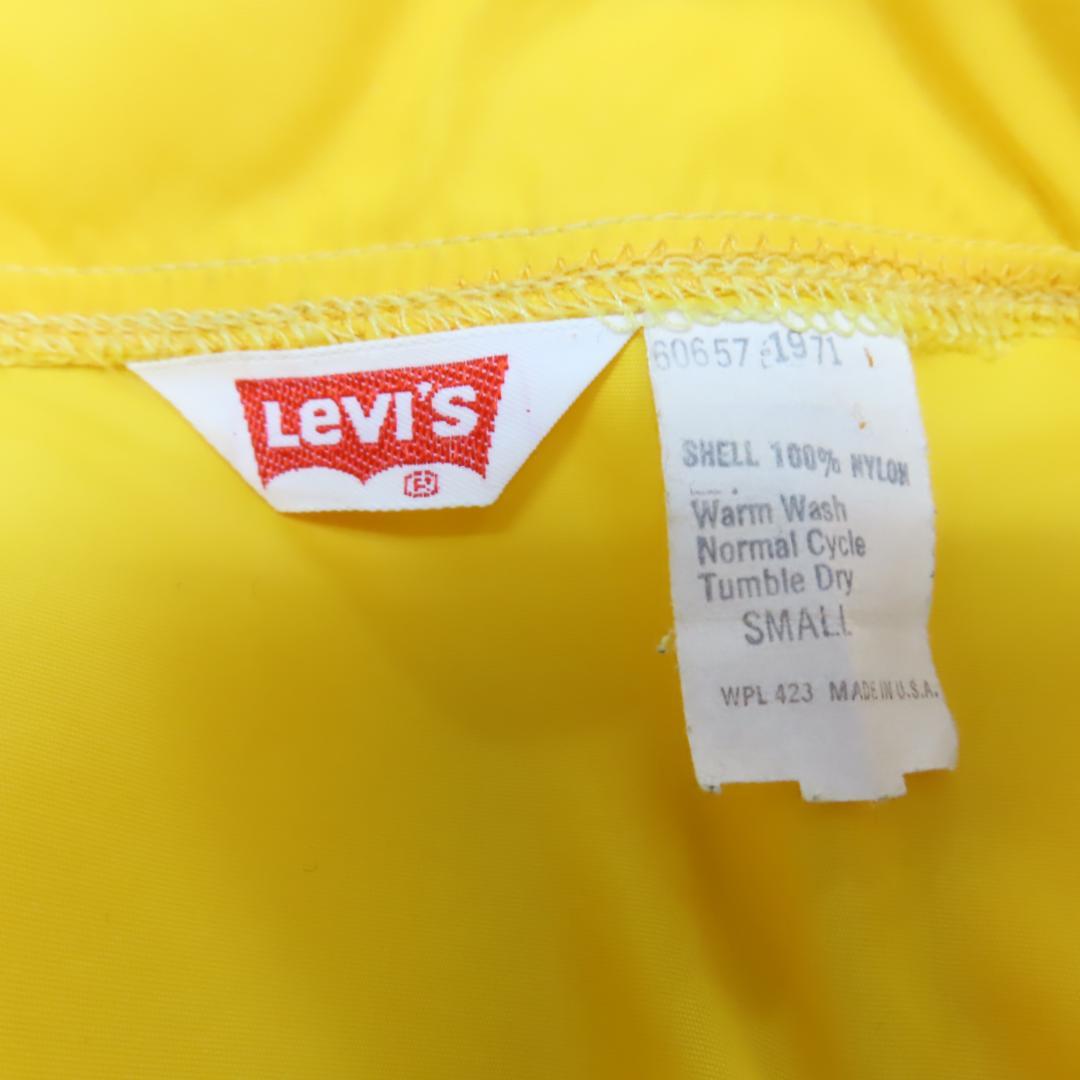 美品 70s VINTAGE USA製 Levis ナイロン コーチ ジャケット