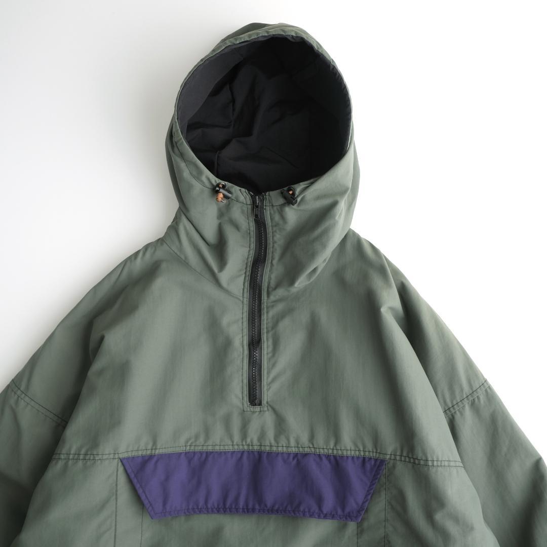 twist USA製 ナイロンアノラックパーカー オリーブ L